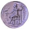 .  ,    ,   .,ΑΛΕΞΑΝΔΡΟΥ - Rev: Zeus seated left, holding eagle and sceptre. ΑΛΕΞΑΝΔΡΟΥ